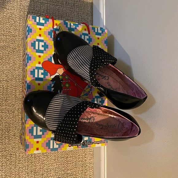Irregular Choice ‘Flick Flack” Black Heels - Picture 3 of 6
